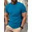 Vibrant Solid Color Waffle Knit Crew Neck T-shirt - Soft, Ultra-Casual, and Exceptionally Comfy Active Top for Men - Perfect for Summer Outdoor Adventures, Sports, and Everyday Wear