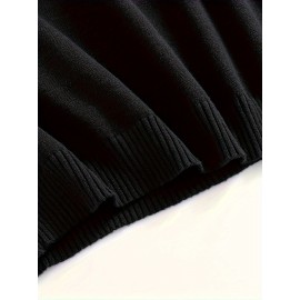 Men'S Casual Solid Color Button-Design Sweater | 100% Polyester Knit Fabric | Medium Stretch | Polo Collar | Loose Fit | Fall/Winter Collection Men'S Casual Solid Color Button-Design Sweater | 100% Polyester Knit Fabric | Medium Stretch | Polo Collar | Loose Fit | Fall/Winter Collection