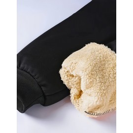 1pc Men'S Casual Mid Waist Sweatpants,  Fall/Winter Thick Fleece Lined, Solid Color Polyester Knit Fabric, Non-Stretch, Regular Fit Drawstring Waist, Weekend Comfort Warmth, No Belt - Polyester Fiber Filled 1pc Men'S Casual Mid Waist Sweatpants,  Fall/Winter Thick Fleece Lined, Solid Color Polyester Knit Fabric, Non-Stretch, Regular Fit Drawstring Waist, Weekend Comfort Warmth, No Belt - Polyester Fiber Filled