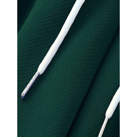 Men's Stripes Decor Sports Shorts With Drawstrings, Elastic Waist Quick-drying Shorts For Summer Daily Outdoor Basketball Sport